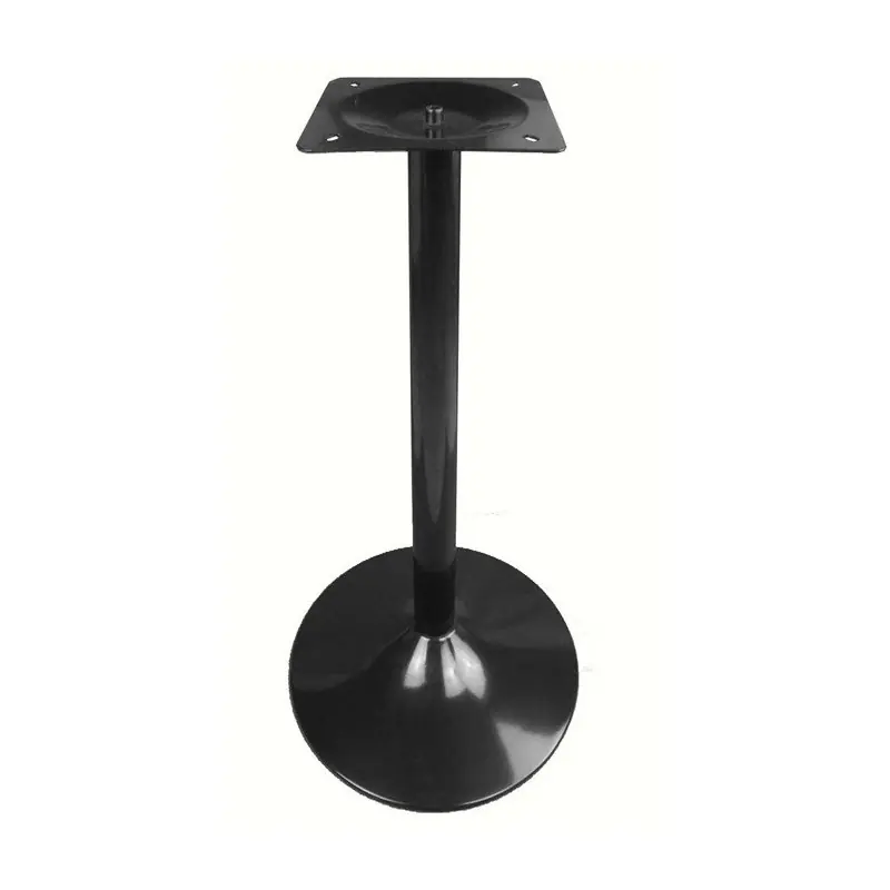 Base de plato de acero Brasil negro 110cm - Pies y bases para mesas