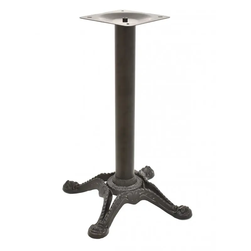 Base de hierro fundido Orlando mate negro 72cm - Pies y bases para mesas