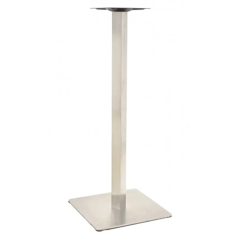 Base alta acero inoxidable pulido satinado 110cm - Pies y bases para mesas