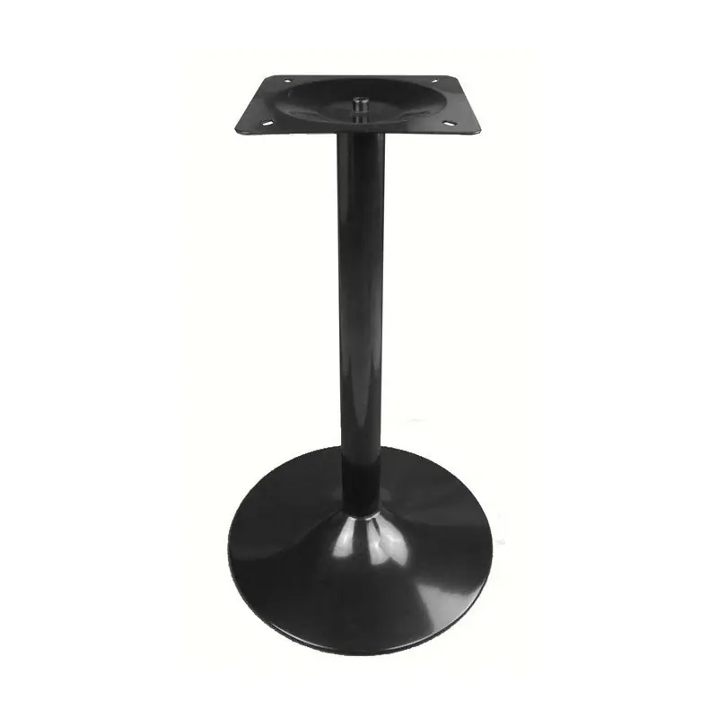 Base de plato de acero negro 73cm - Pies y bases para mesas