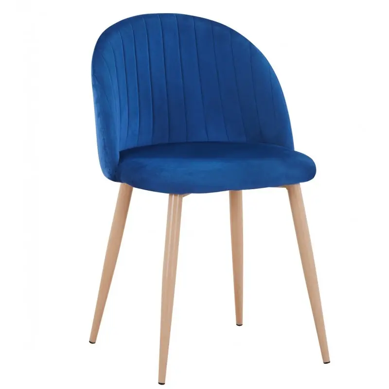 Silla Velvet new terciopelo azul - Sillas