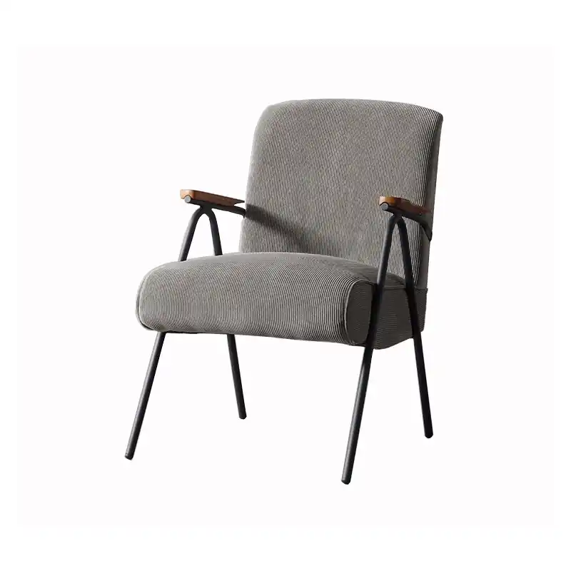 Butaca Moscu tejido corderoy gris - Sillones butacas divanes