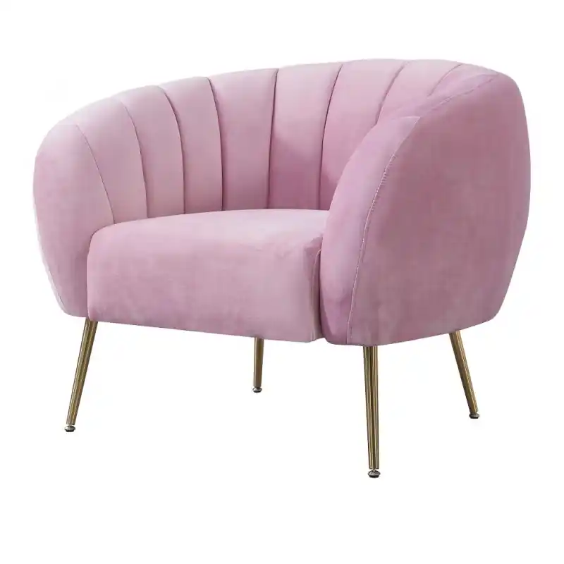 Sillón Zara velvet rosa - Sillones butacas divanes