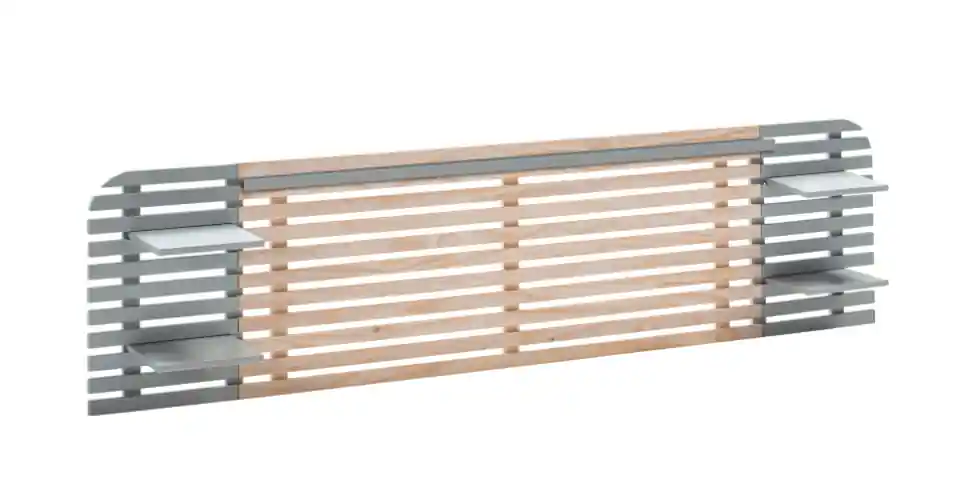 Cabezal Dimas PINO/DM cera gris 240cm - Cabeceros