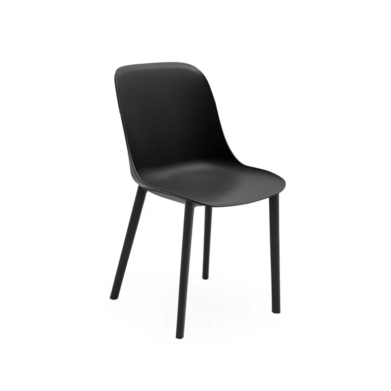 Silla Lika tecnopolímero negro - Sillas hosteleria