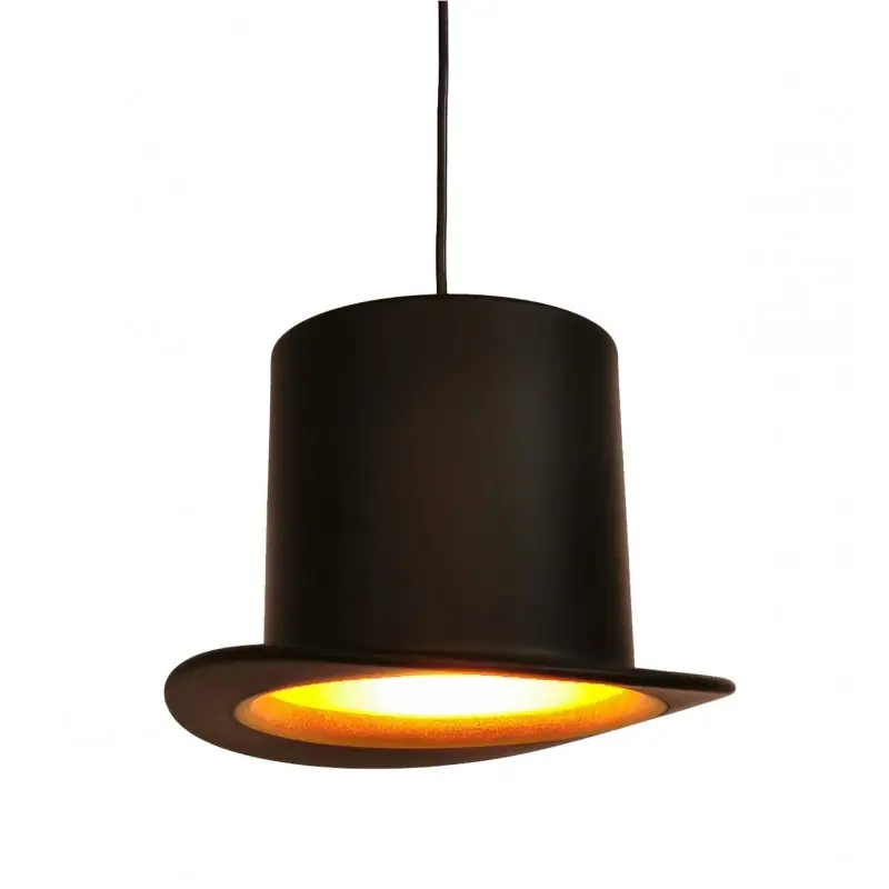 Lámpara de techo Holmes aluminio negro y dorado - Lamparas de techo