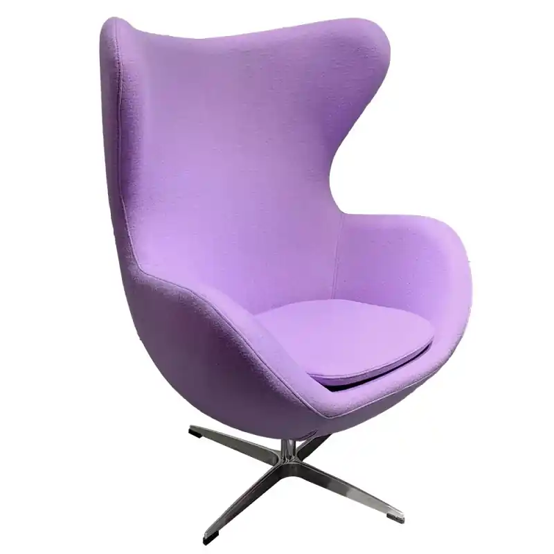Sillon Egg tejido cachemira lila - Sillones