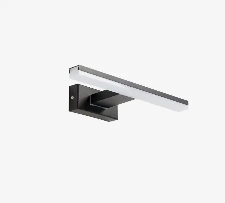 Lampara aplique acero negro 30 cm - Apliques