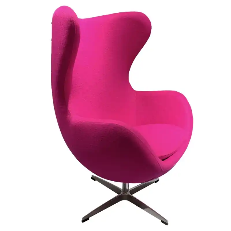 Sillon Egg tejido cachemira fucsia - Sillones