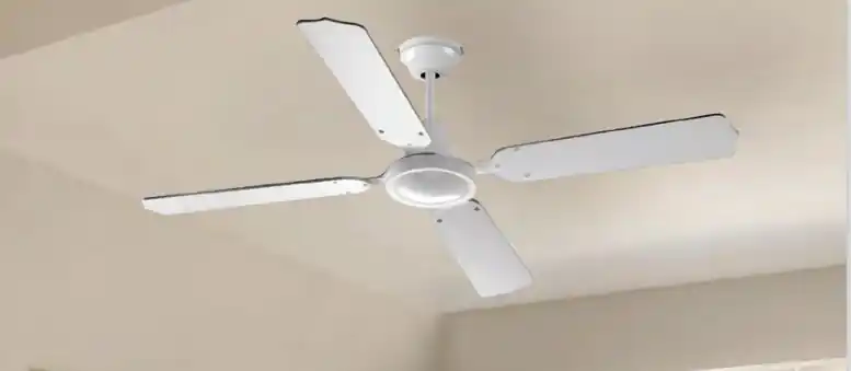 Ventilador de techo Eclectic blanco con mando a distancia - Ventiladores de Techo