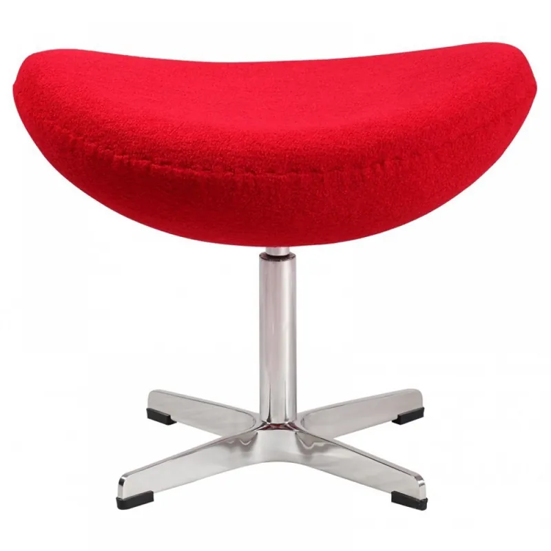 Taburete Egg de Arne Jacobsen: reedición en lana o cuero | Kasa-Store