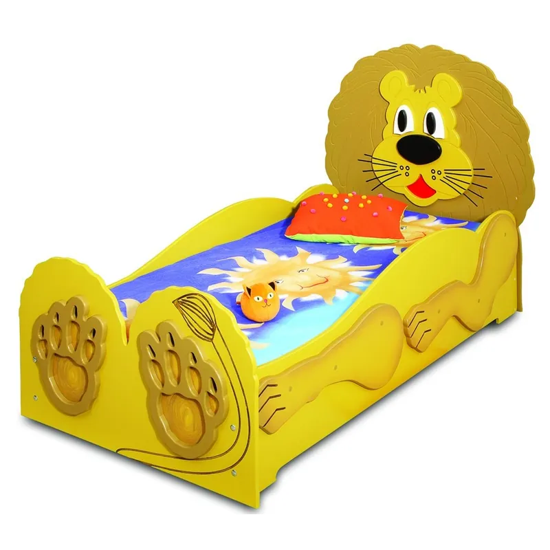 Cama individual infantil modelo LION en MDF - zona de dormir