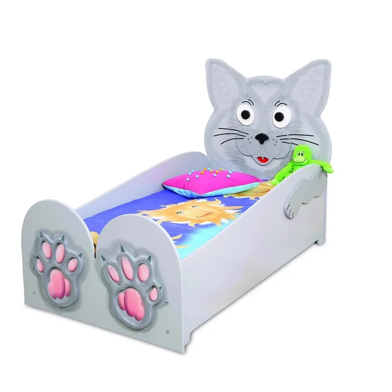 Cama individual CAT en MDF - zona de dormir