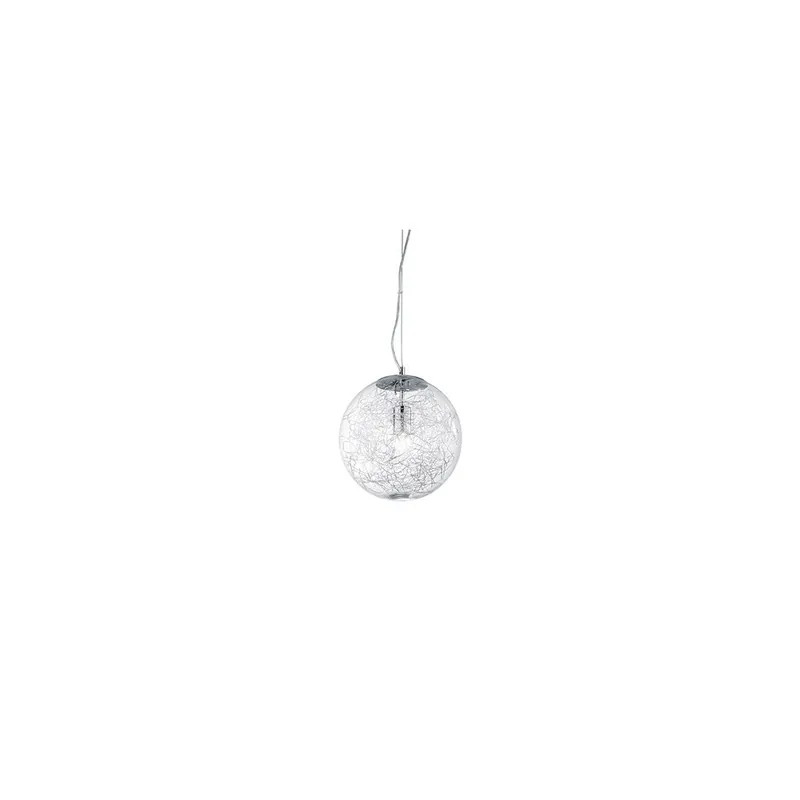 Lámpara de techo Mapa Max de una o 5 luces con estructura metálica y vidrio soplado - Iluminacion
