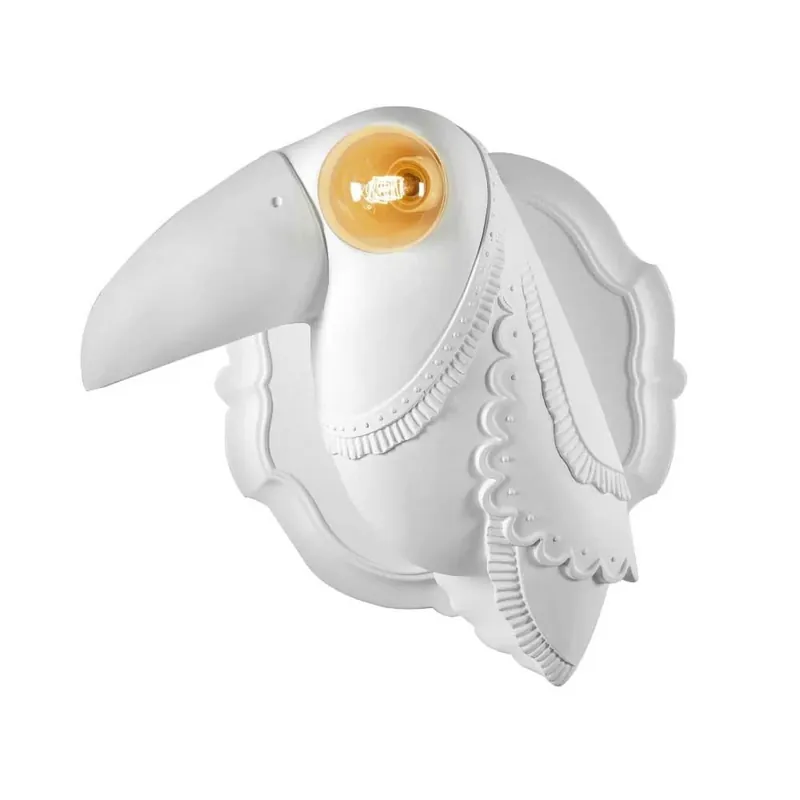 Aplique de cerámica Cubano disponible en acabado blanco mate - Iluminacion
