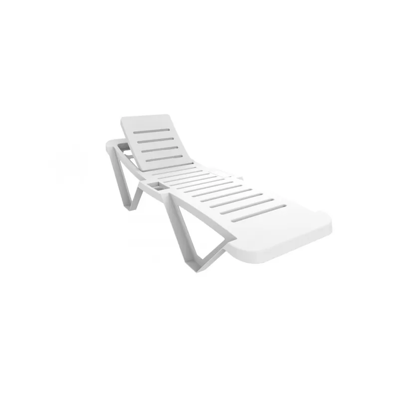 Tumbona de jardín apilable Resol Master con respaldo reclinable en 5 posiciones disponible en 3 colores - Mueble de jardin