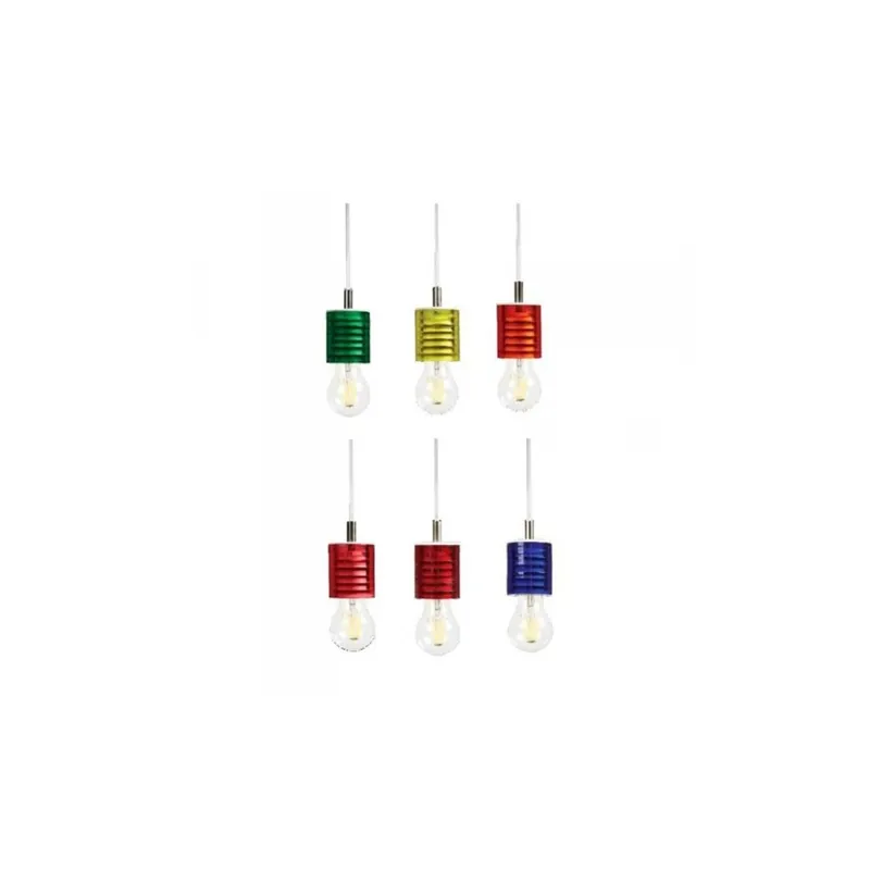 Lámpara de suspensión Carioca en metacrilico disponible en muchos colores - Iluminacion