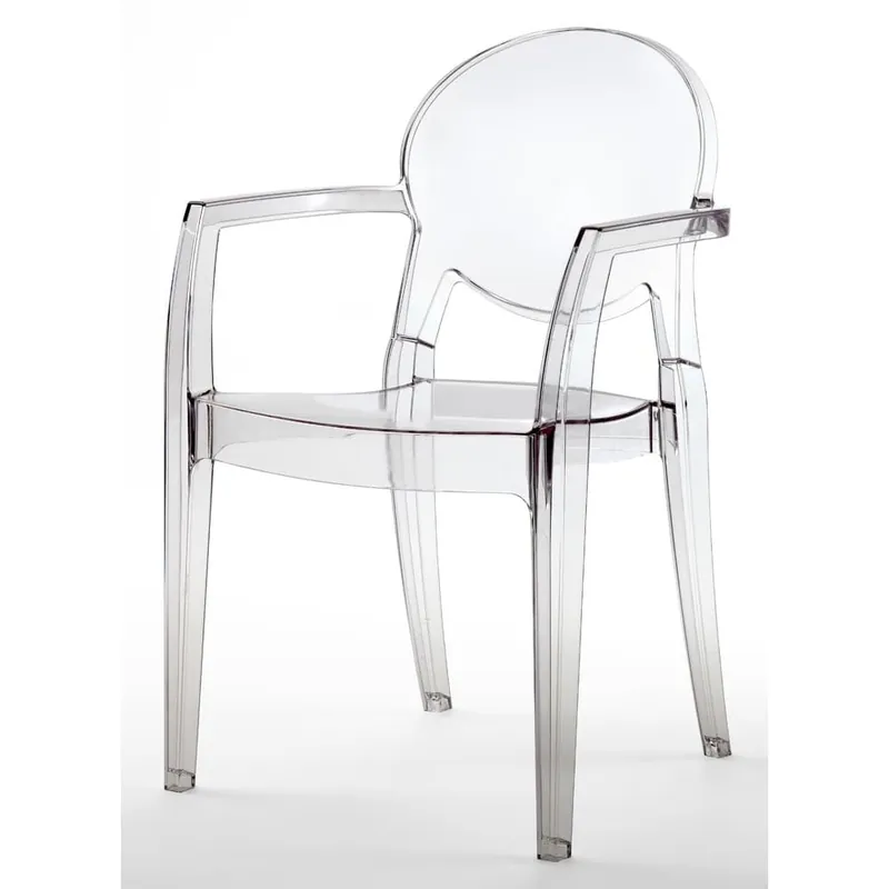 Silla Igloo apilable Scab de policarbonato disponible en múltiples acabados - Mueble de jardin