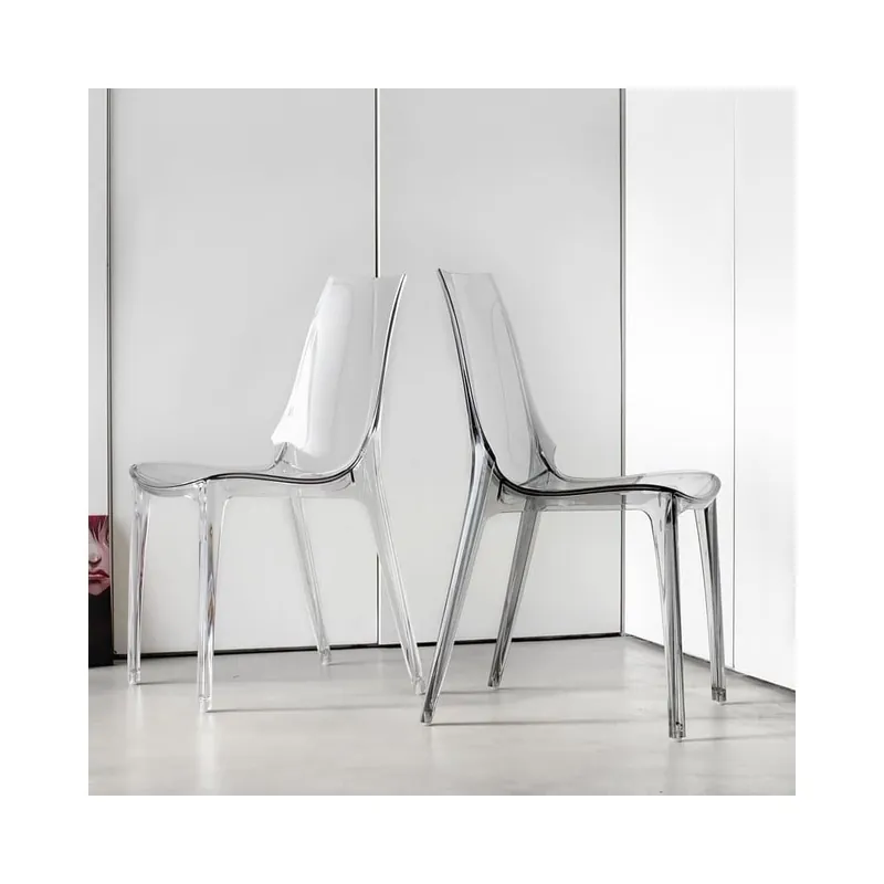 Silla Scab Vanity en policarbonato apta para interior y exterior disponible en múltiples acabados - Mueble de jardin