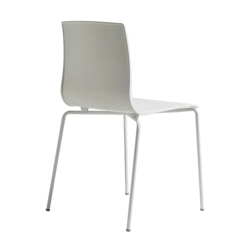 Silla Scab Alice para interior y exterior con estructura pintada y carcasa de tecnopolímero - Mueble de jardin