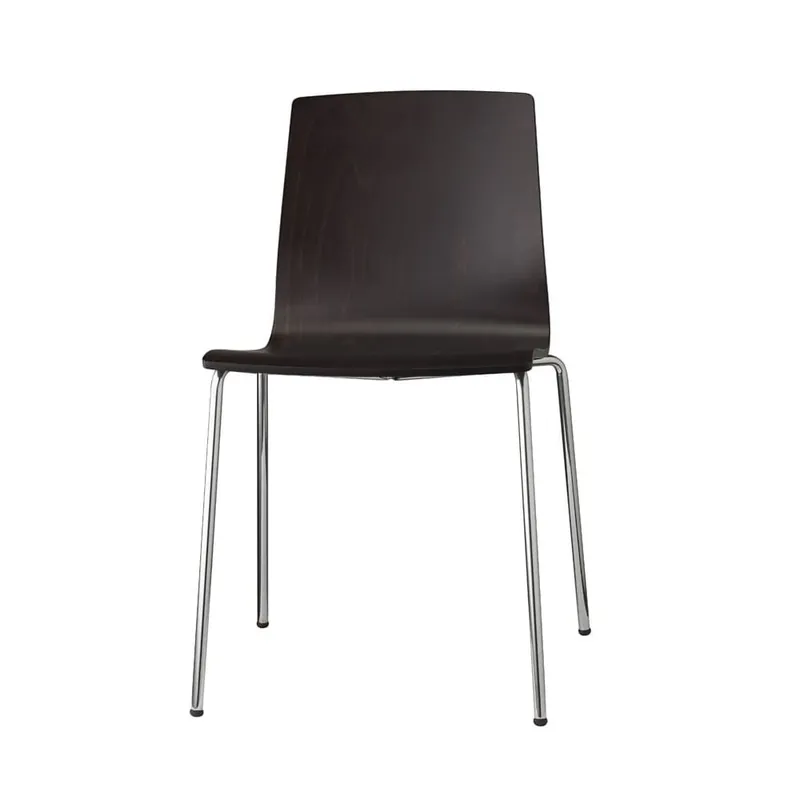 Silla Scab Alice para interior y exterior con estructura efecto cromo o latón - Mueble de jardin