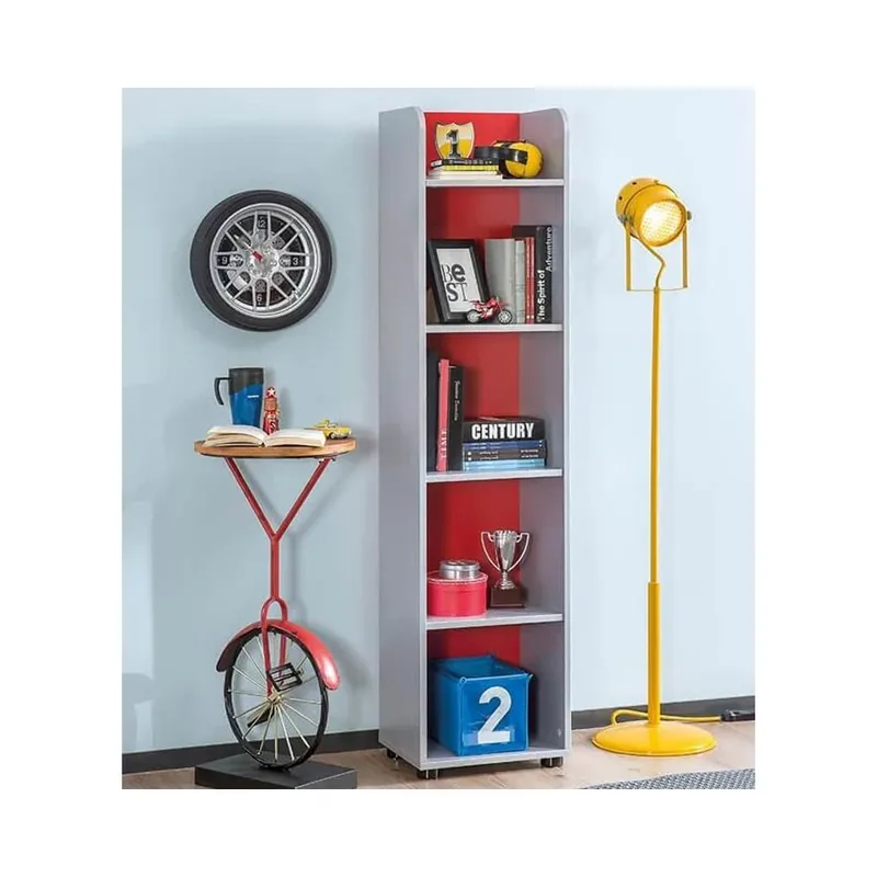 Estantería de madera Cilek Racecup, inspirada en la Fórmula Uno. - zona de dormir