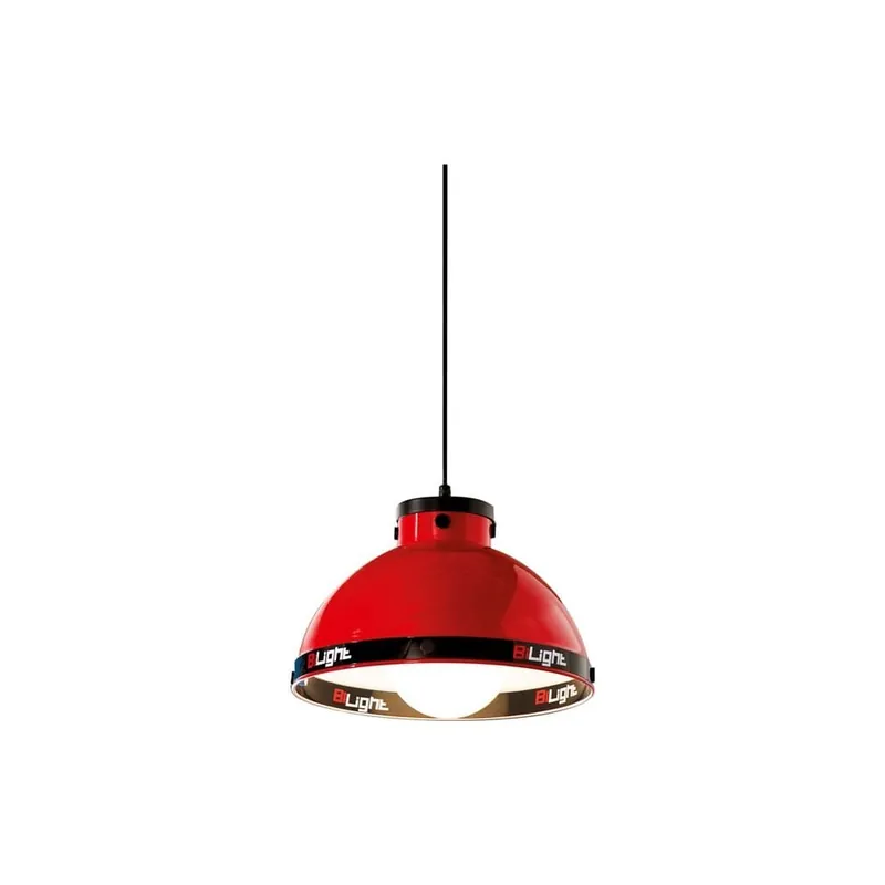 Lámpara colgante Cilek Racer con pantalla de plástico color rojo - zona de dormir