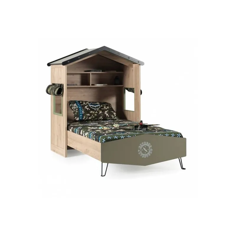 Casa Lettoba, estilo militar - zona de dormir