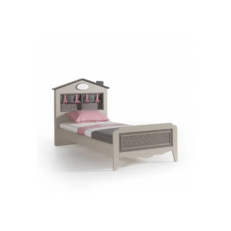 Pretty Bed Disponible en formato cuadrado o cuadrado y medio, con cabecera acolchada - zona de dormir