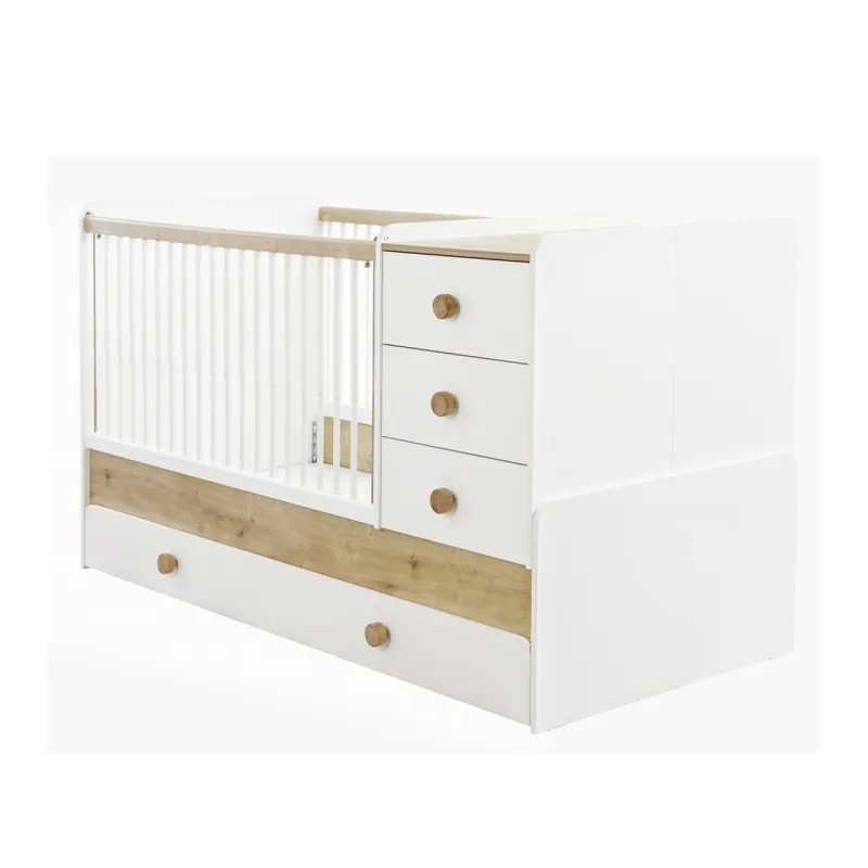 Cuna convertible de 4 piezas Cilek BABYNATURA con cajón para cama - zona de dormir