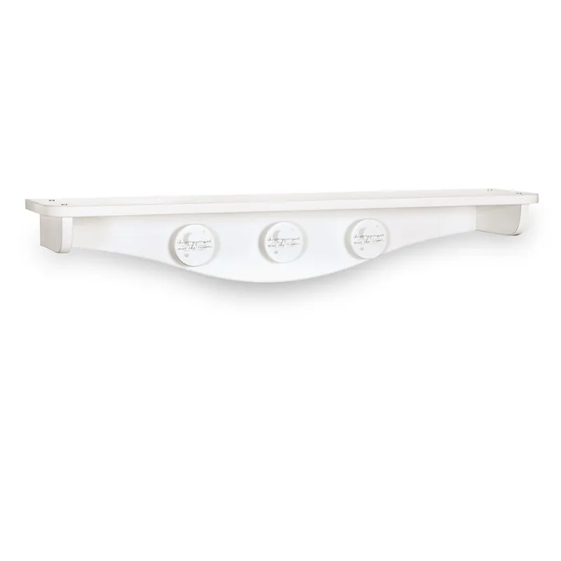 Estante Cilek Babycotton con percha, en blanco - zona de dormir
