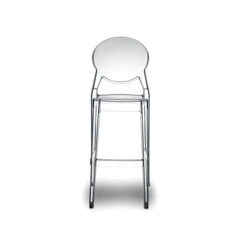 Taburete Igloo apilable Scab Design en policarbonato transparente u otros colores, altura del asiento 65 o 74 cm - Sala de estar