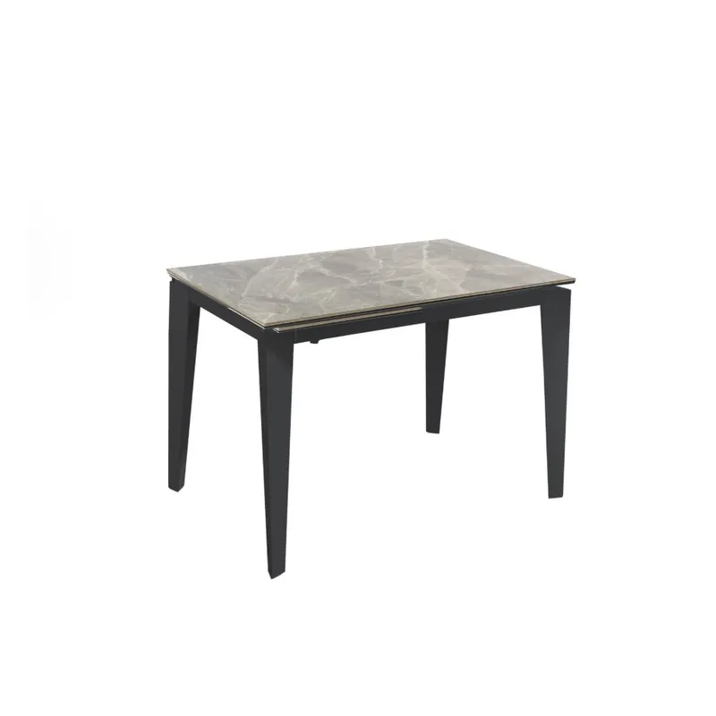 Stones | Mesa extensible Ceramica 2 con tablero de vidrio y cerámica - Sala de estar