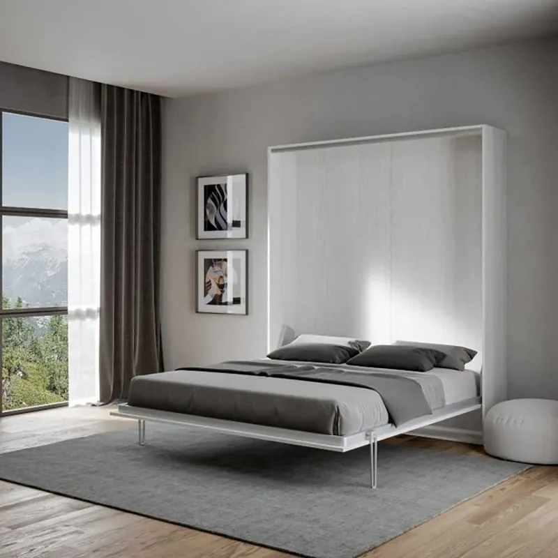 Cama de matrimonio abatible Kentaro Itamoby disponible en varios acabados - zona de dormir