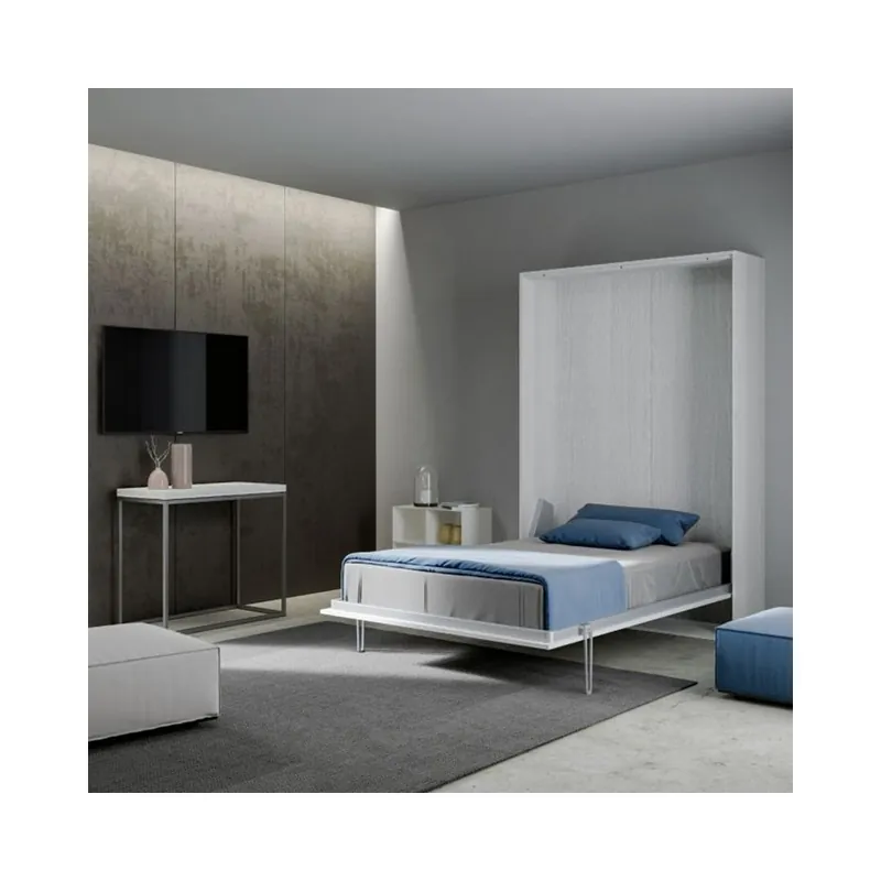 Kentaro Itamoby cama plegable para una persona y media con estructura de madera - zona de dormir