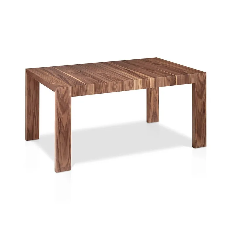 1012 Mesa fácilmente extensible fabricada en chapa de madera maciza con extensiones plegables - Sala de estar