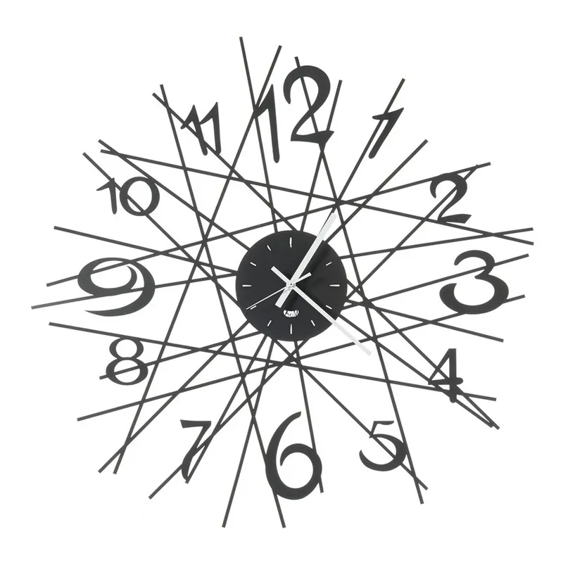 Reloj de pared Zig Zag de Arti e Mestieri cortado con láser hecho en Italia - Objetos y accesorios