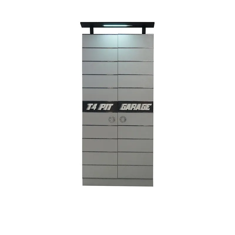 Armario de 2 puertas Pit Garage en MDF disponible en blanco - zona de dormir