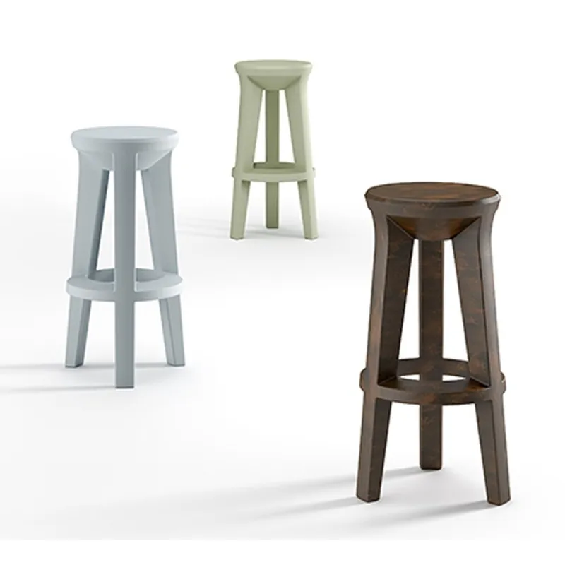 Plust | Taburete de exterior Frozen Stool de polietileno - Mueble de jardin