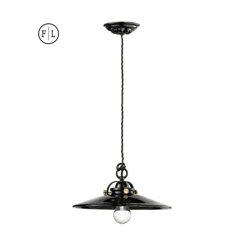 Lámpara de suspensión C099 o C102 de Ferroluce disponible en dos medidas diferentes - Iluminacion