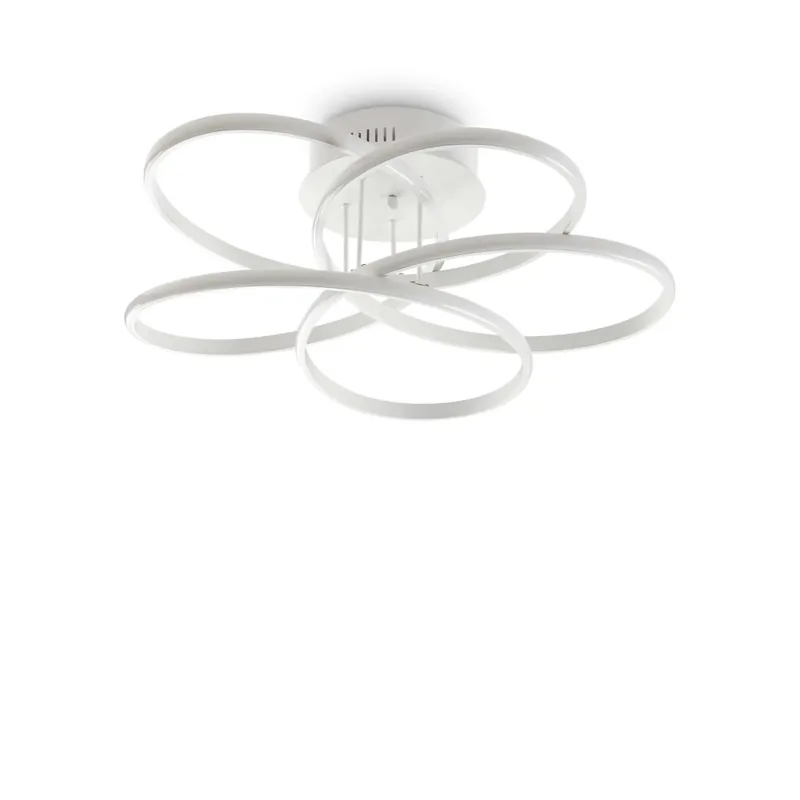 Lámpara de techo Karol de Idel lux en metal y difusor de plástico con luces LED - Iluminacion