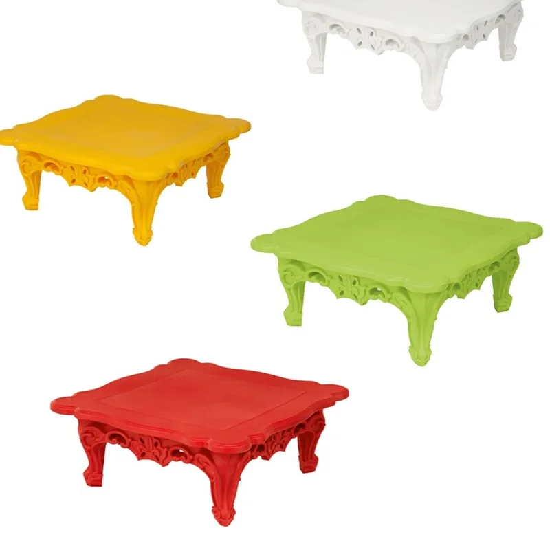 Mesa de centro Duke of Love Slide Design | Elegancia barroca en polietileno - Mueble de jardin