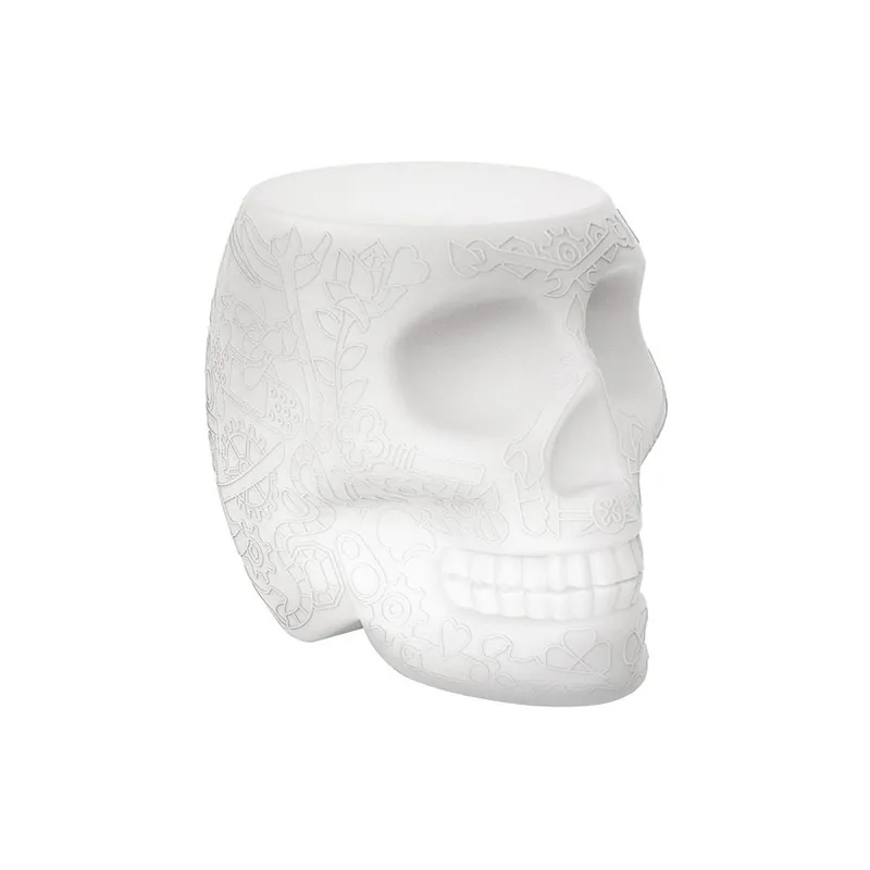 Mesa de centro Qeeboo México | Mesa con calavera iluminada con LED de 16 colores - Iluminacion