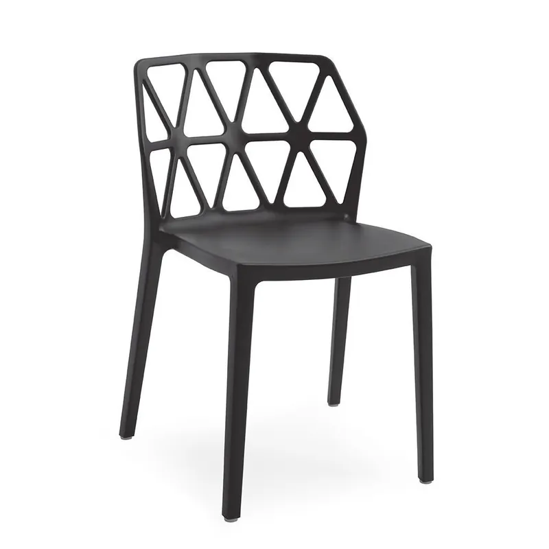 Silla Connubia Alchemia disponible en muchos acabados, apilable para interior y exterior - Mueble de jardin