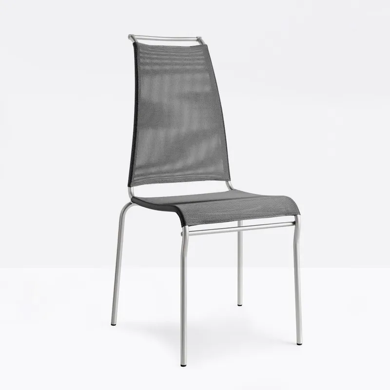 Trona Connubia CB1069 Air fabricada con estructura de metal y asiento de tejido transpirable y lavable - Sala de estar