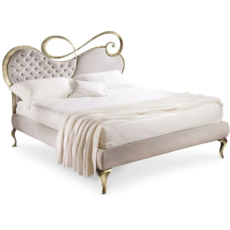 Cama doble Chopin de Cantori fabricada en Italia - zona de dormir