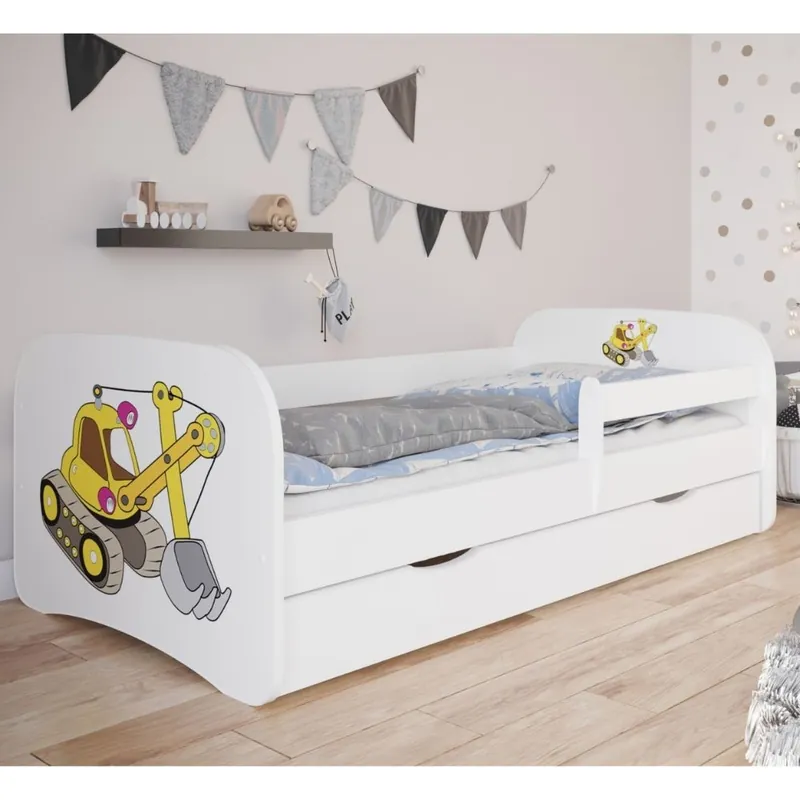 Cama individual Baby Dreams con cajones disponible en varios estampados - zona de dormir