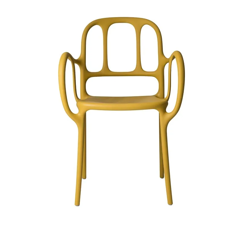 Milà de Magis | Silla de diseño apilable con reposabrazos - Mueble de jardin