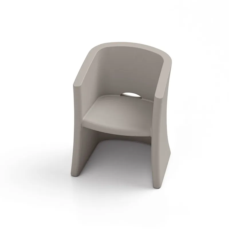 Sillón Lyxo Breeze fabricado en polietileno apto para interior y exterior - Mueble de jardin