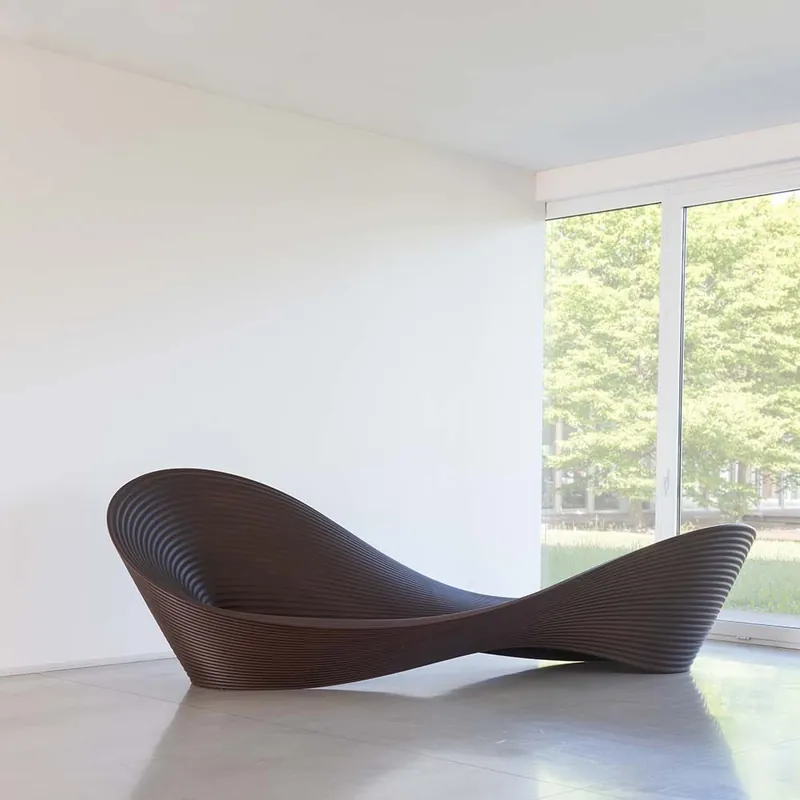 Banco de exterior Magis Folly en polietileno - Mueble de jardin